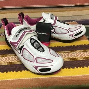 NWT Muddyfox TRI 100 cycling shoes sz 7
